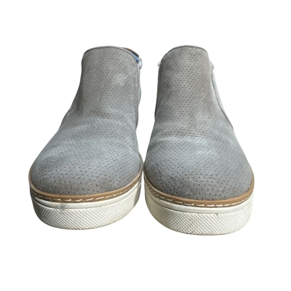 Dr. Scholl’s BE FREE Gray Suede Slip-On Sneakers Size 7M